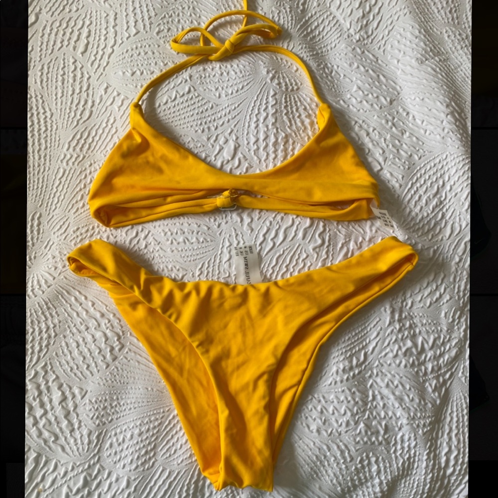 Orange bikini
